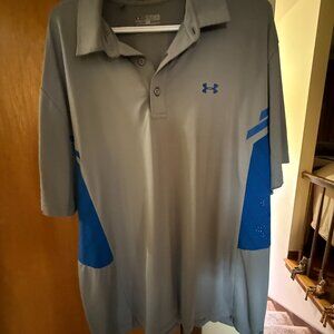 Under Armour GOLF Heatgear POLO SHIRT Men's Large Performance 2XL Loose